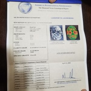 AIG Certified Diamond Engagement Ring